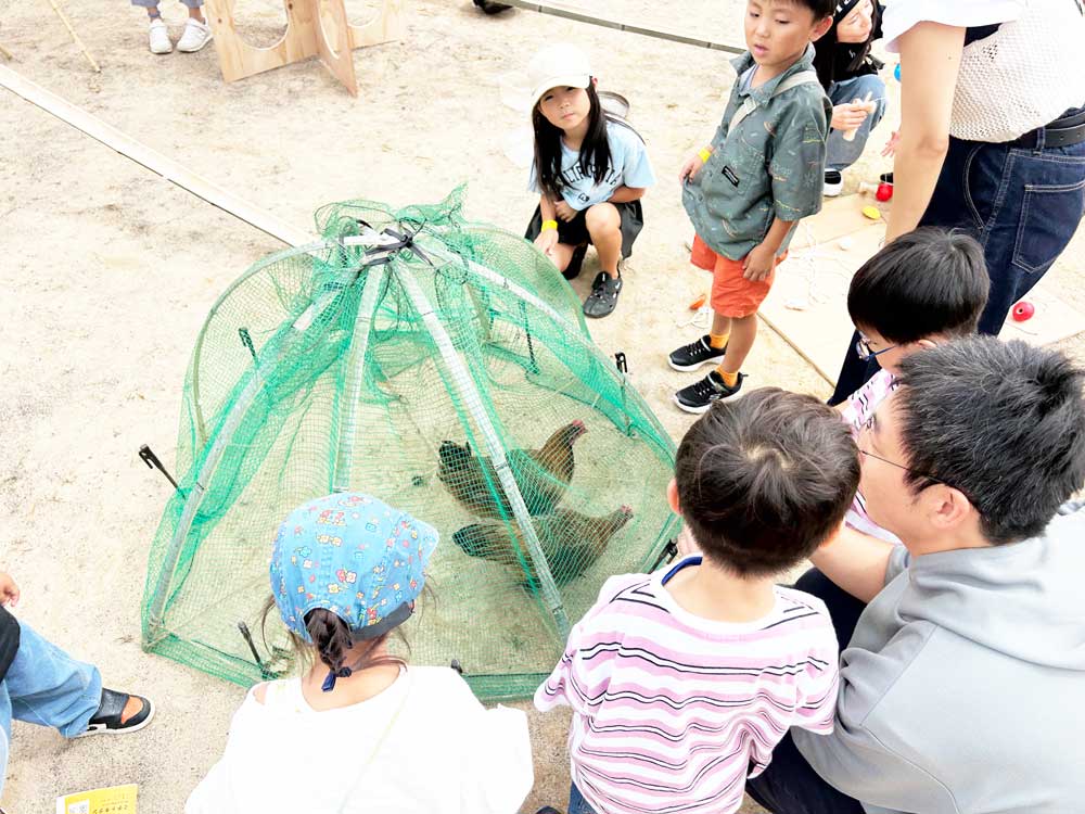 郡上プレイパークの移動動物園